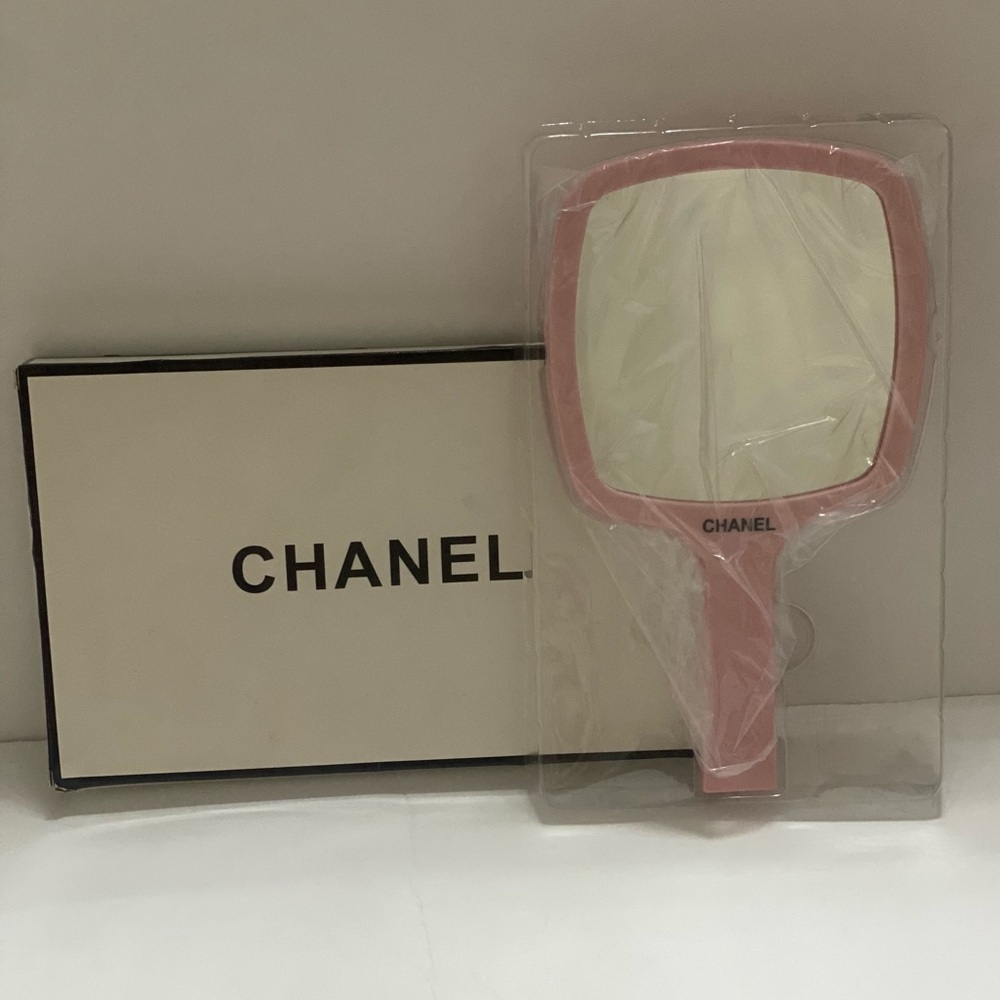 Chanel Pink Handheld Mirror - New In Box - Beauty Item